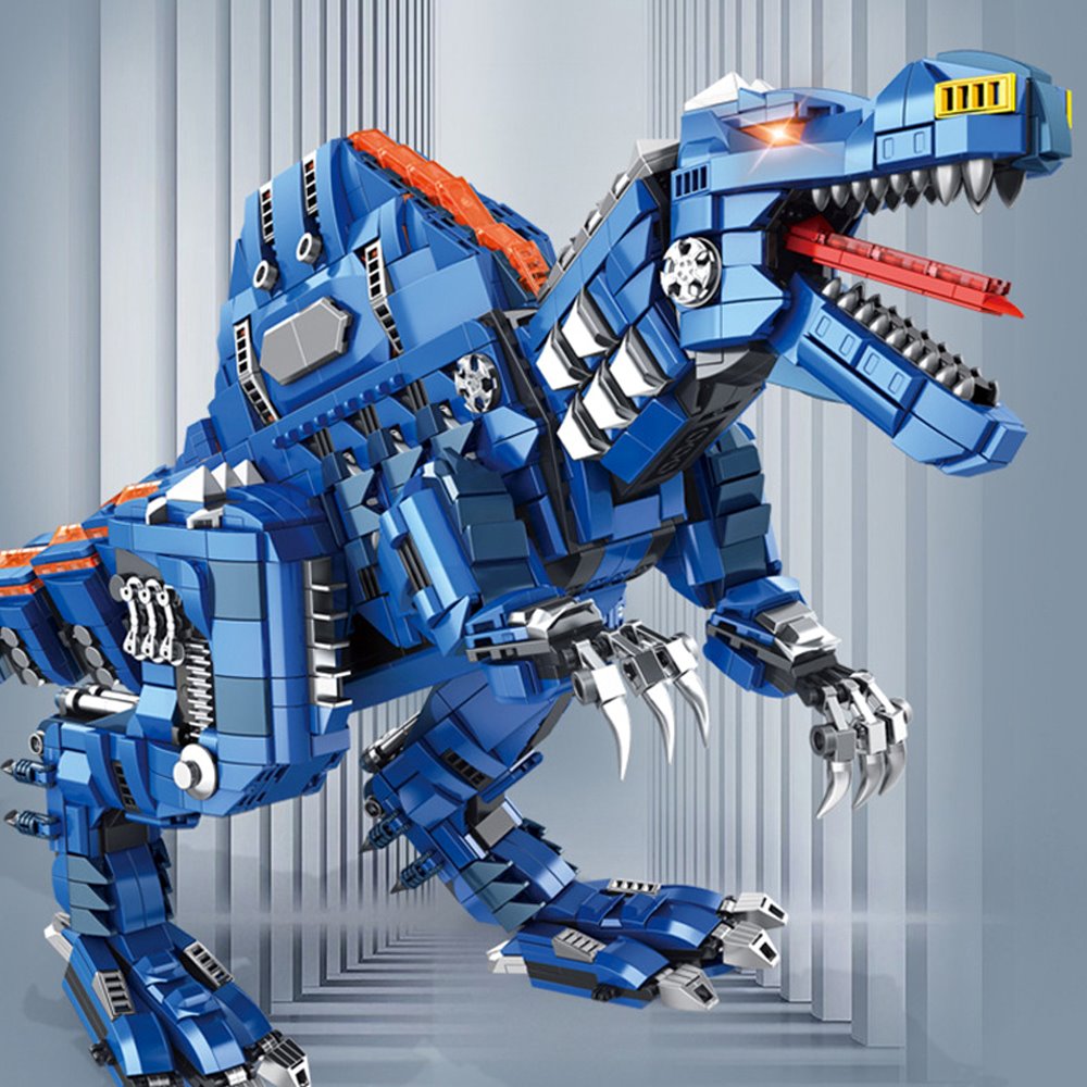 kawaiies-softtoys-plushies-kawaii-plush-Majestic Blue Spinosaurus Building Sets Build it 