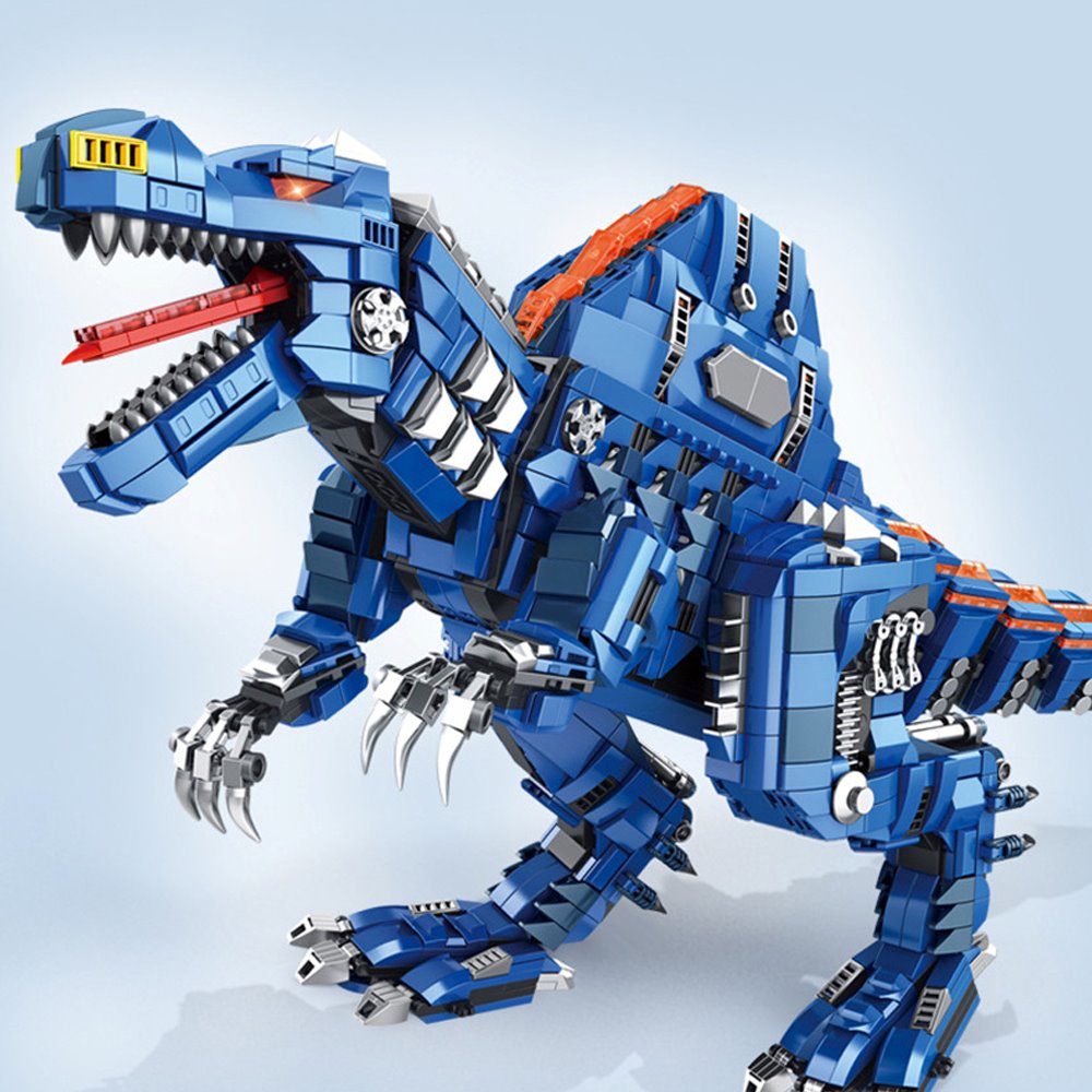 kawaiies-softtoys-plushies-kawaii-plush-Majestic Blue Spinosaurus Building Sets Build it 