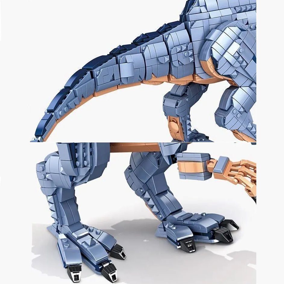 kawaiies-softtoys-plushies-kawaii-plush-Majestic Blue Spinosaurus Building Sets Build it 