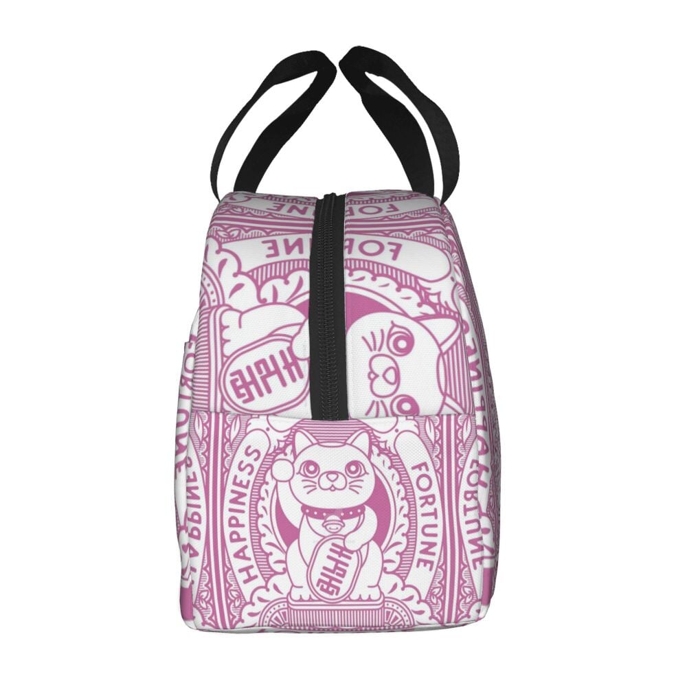 kawaiies-softtoys-plushies-kawaii-plush-Maneki Neko Lucky Cat Insulated Lunch Bag Bag 