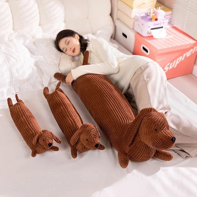 kawaiies-softtoys-plushies-kawaii-plush-Marley the Long Dachshund Sausage Dog Plushie Soft toy 50cm 