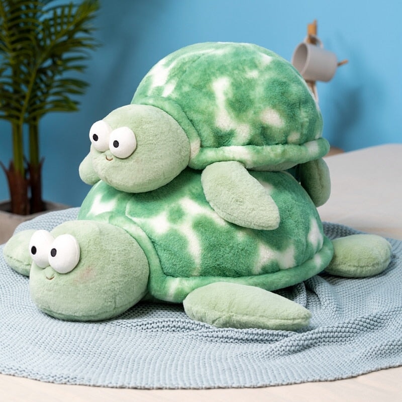 kawaiies-softtoys-plushies-kawaii-plush-Miley the Fluffy Green Turtle Plush | NEW Soft toy 