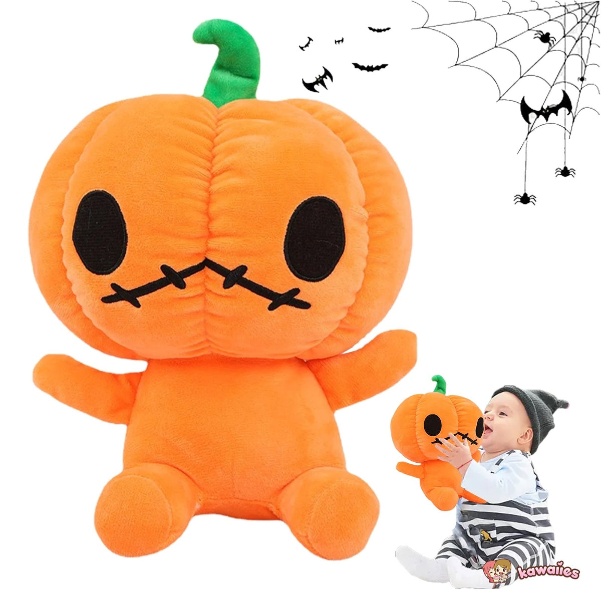 kawaiies-softtoys-plushies-kawaii-plush-Mini Halloween Pumpkid Plushie Soft toy 