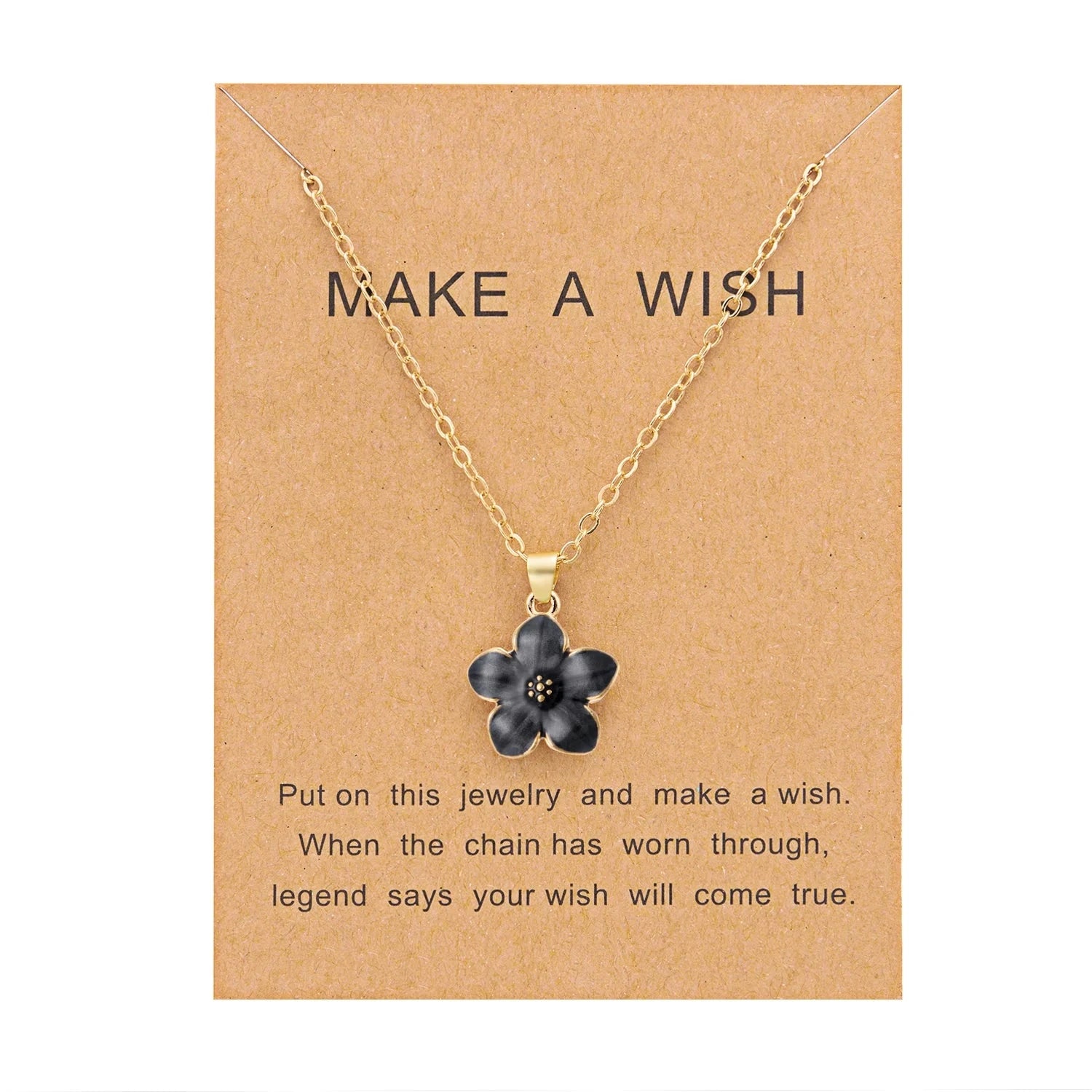 kawaiies-softtoys-plushies-kawaii-plush-Mini Sakura Pendant “Make a Wish” Necklace Jewelry Black 