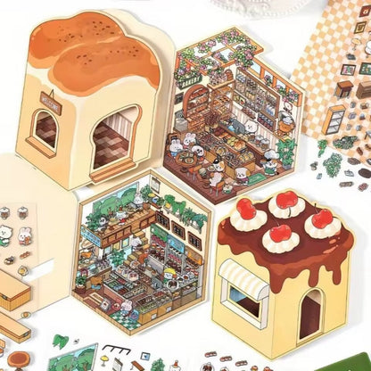 kawaiies-softtoys-plushies-kawaii-plush-Miniature 3D DIY Stickers Scene Subscription Mystery Box Accessories 