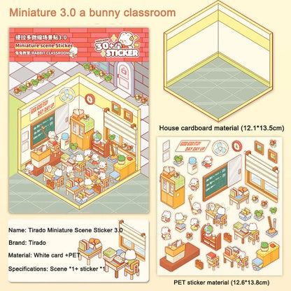 kawaiies-softtoys-plushies-kawaii-plush-Miniature Kawaii Bunny 3D Sticker Scene Accessories E 