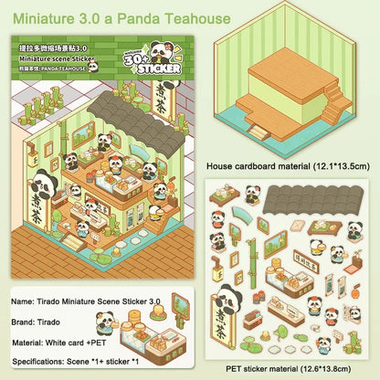 kawaiies-softtoys-plushies-kawaii-plush-Miniature Kawaii Bunny 3D Sticker Scene Accessories F 
