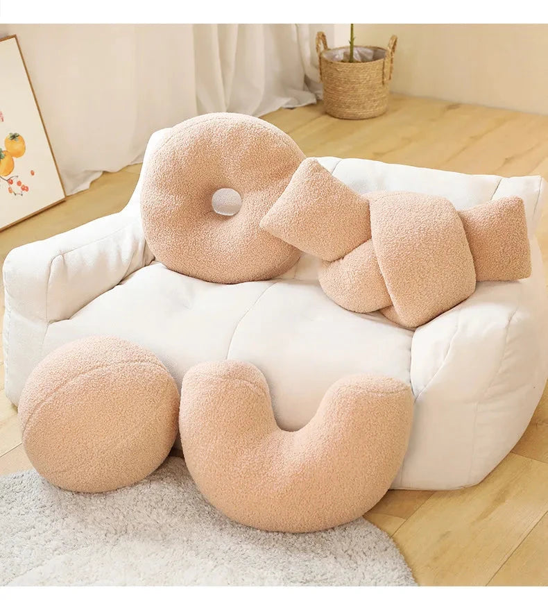 kawaiies-softtoys-plushies-kawaii-plush-Minimalist Shapes Moon Ball Pillow Plushies Soft toy 