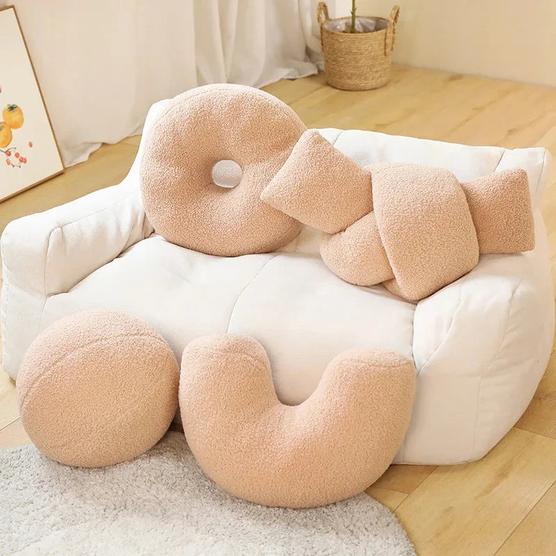 kawaiies-softtoys-plushies-kawaii-plush-Minimalist Shapes Moon Ball Pillow Plushies Soft toy 