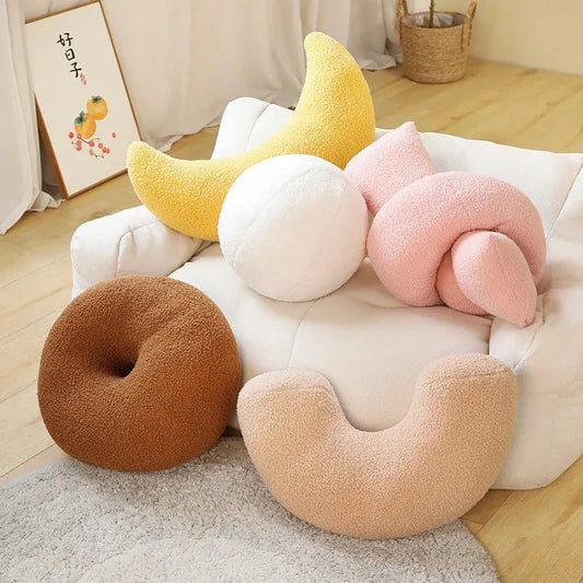 kawaiies-softtoys-plushies-kawaii-plush-Minimalist Shapes Moon Ball Pillow Plushies Soft toy 