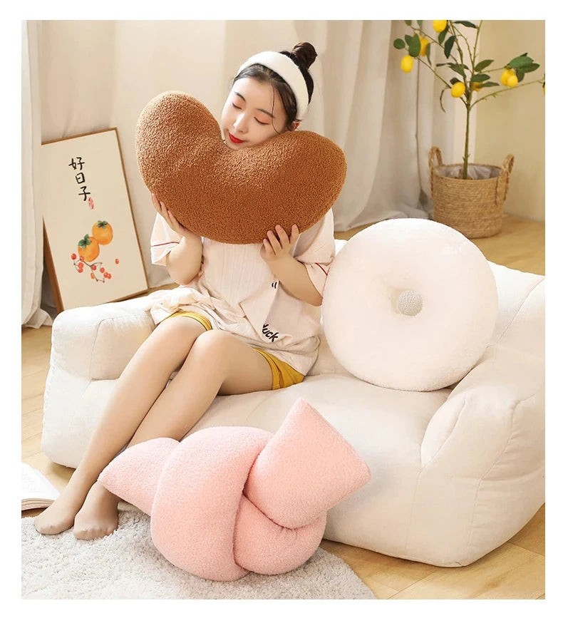 kawaiies-softtoys-plushies-kawaii-plush-Minimalist Shapes Moon Ball Pillow Plushies Soft toy 
