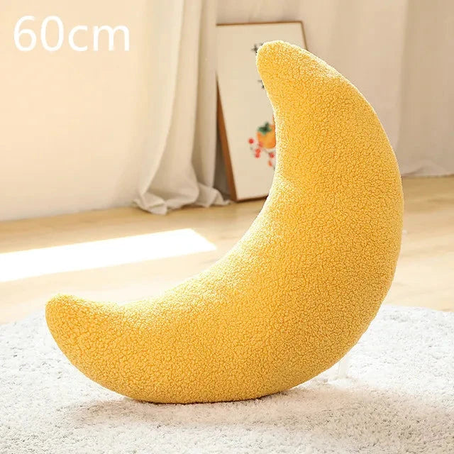 kawaiies-softtoys-plushies-kawaii-plush-Minimalist Shapes Moon Ball Pillow Plushies Soft toy Moon 