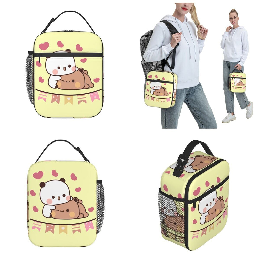 kawaiies-softtoys-plushies-kawaii-plush-Mocha and Tofu Panda Bear Cuddle Love Lunch Bags Bag 