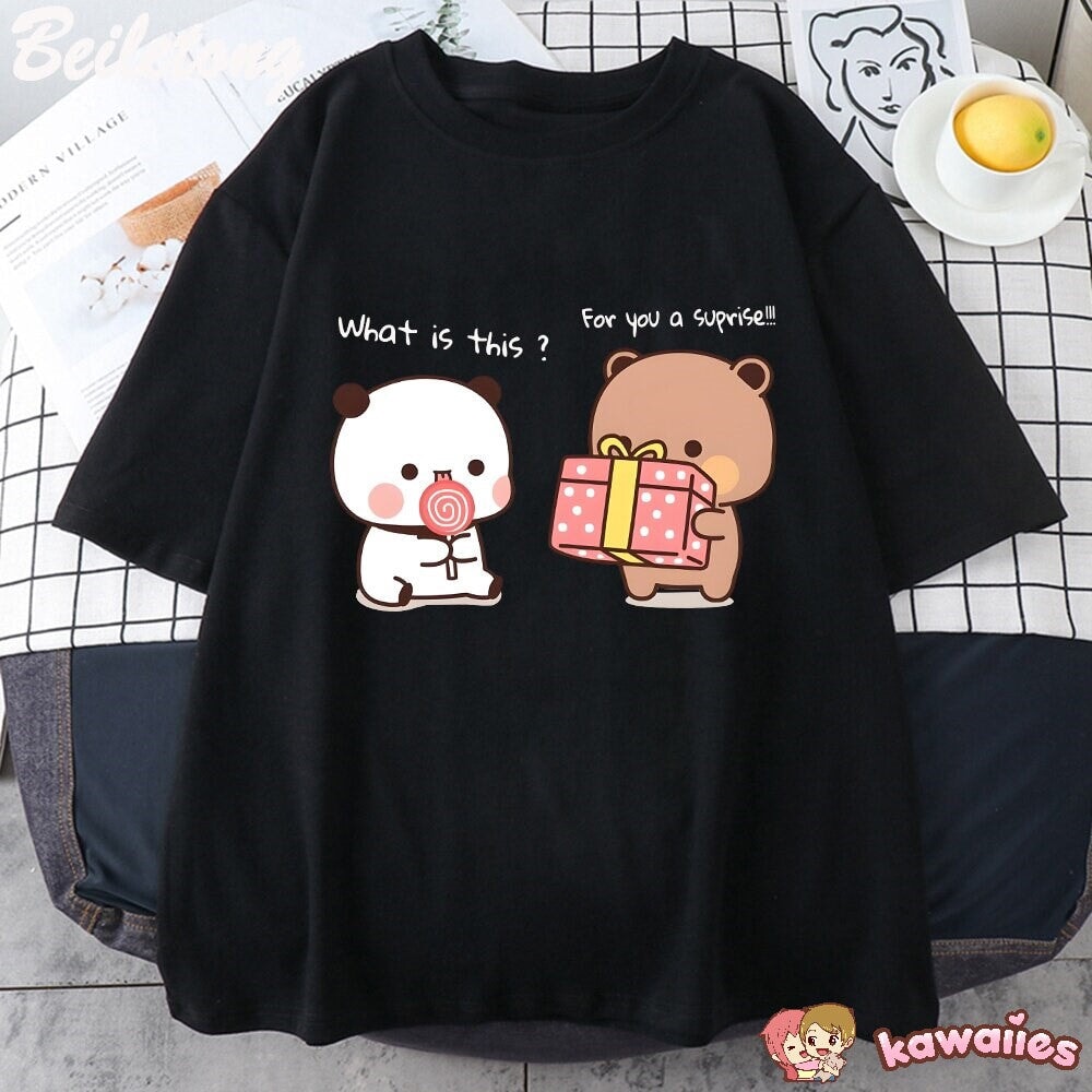 kawaiies-softtoys-plushies-kawaii-plush-Mocha and Tofu Panda Bear Surprise Tee Apparel 