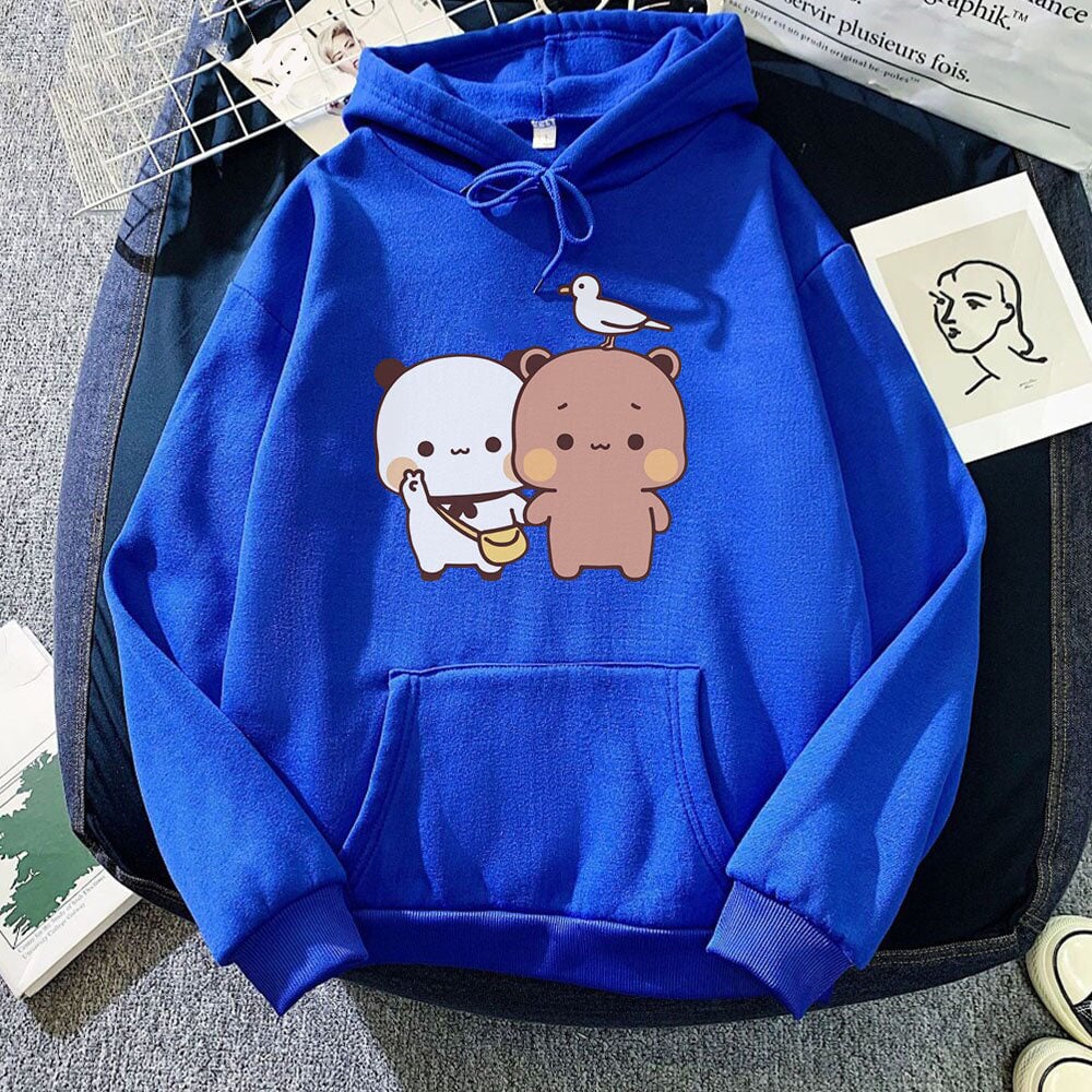 kawaiies-softtoys-plushies-kawaii-plush-Mocha & Tofu Bears Seagull Friend Unisex Hoodie Hoodies 