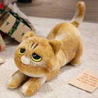 kawaiies-softtoys-plushies-kawaii-plush-Mochi, Marmie & Midnight – Sleepy Cat Plushies Soft toy Marmie (Brown) 40cm 