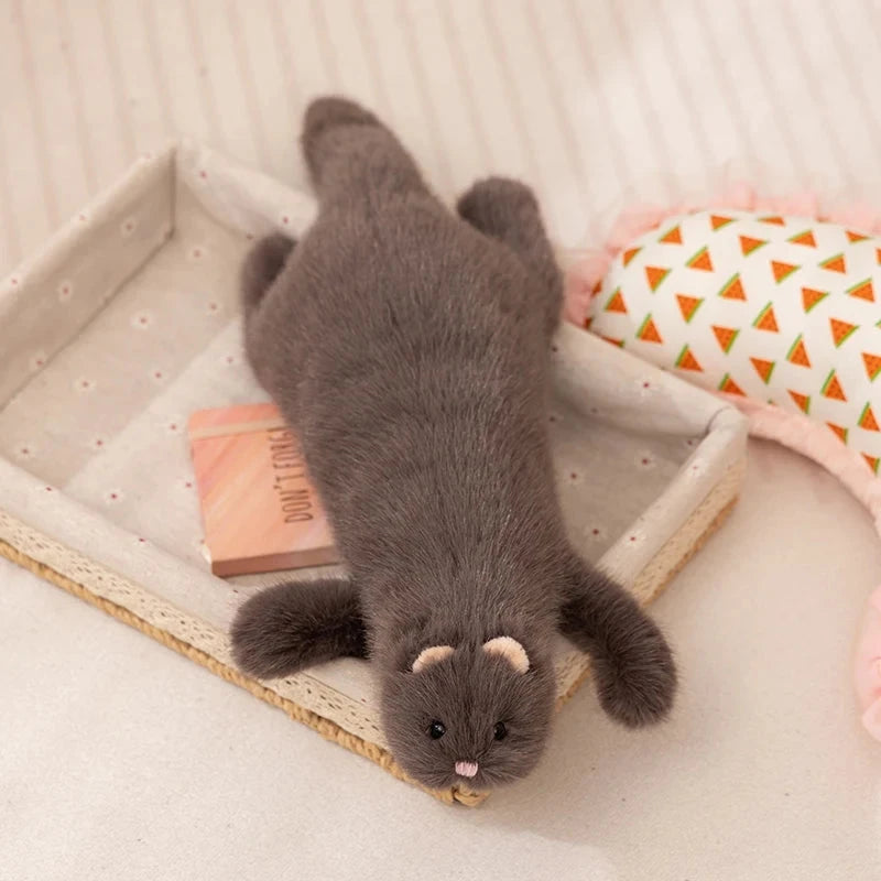 kawaiies-softtoys-plushies-kawaii-plush-Mochi & Miso The Fluffy Ferret Plushies Soft toy Miso (Brown) 