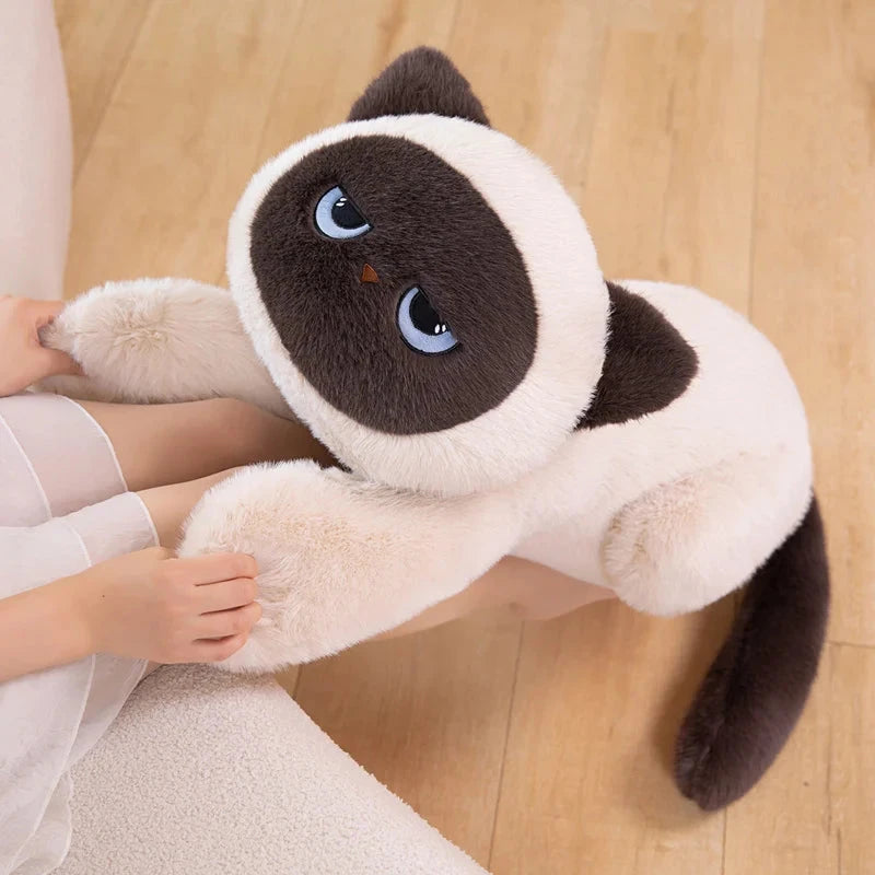 kawaiies-softtoys-plushies-kawaii-plush-Momo the Long Kawaii Siamese Cat Plush Soft toy 