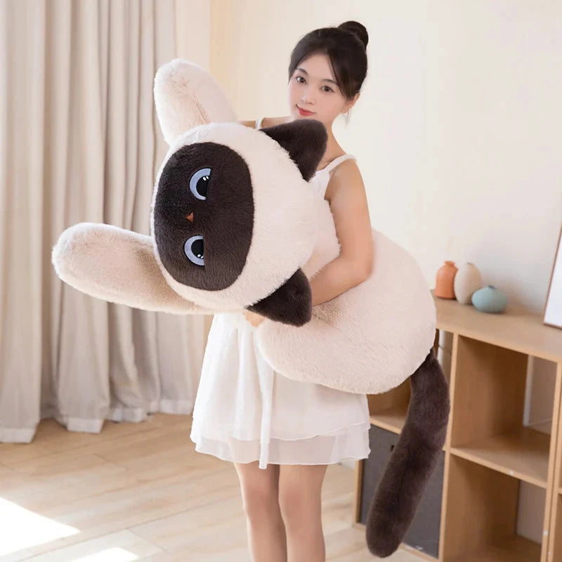 kawaiies-softtoys-plushies-kawaii-plush-Momo the Long Kawaii Siamese Cat Plush Soft toy 