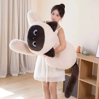 kawaiies-softtoys-plushies-kawaii-plush-Momo the Long Kawaii Siamese Cat Plush Soft toy 
