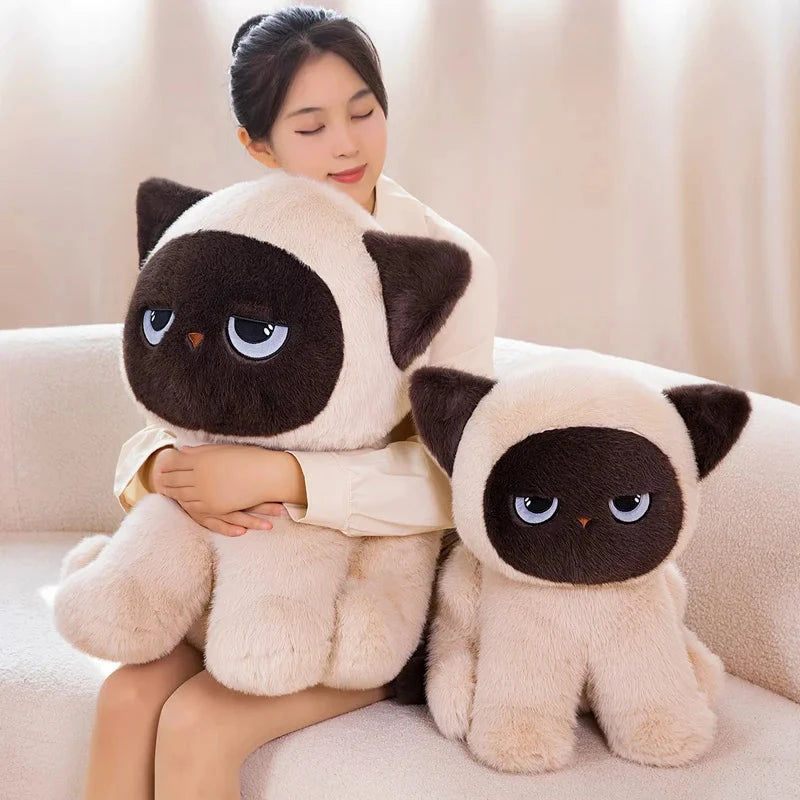 kawaiies-softtoys-plushies-kawaii-plush-Momo the Sitting Kawaii Siamese Cat Soft toy 