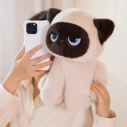 kawaiies-softtoys-plushies-kawaii-plush-Momo the Sitting Kawaii Siamese Cat Soft toy 