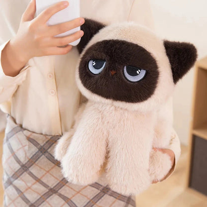 kawaiies-softtoys-plushies-kawaii-plush-Momo the Sitting Kawaii Siamese Cat Soft toy 