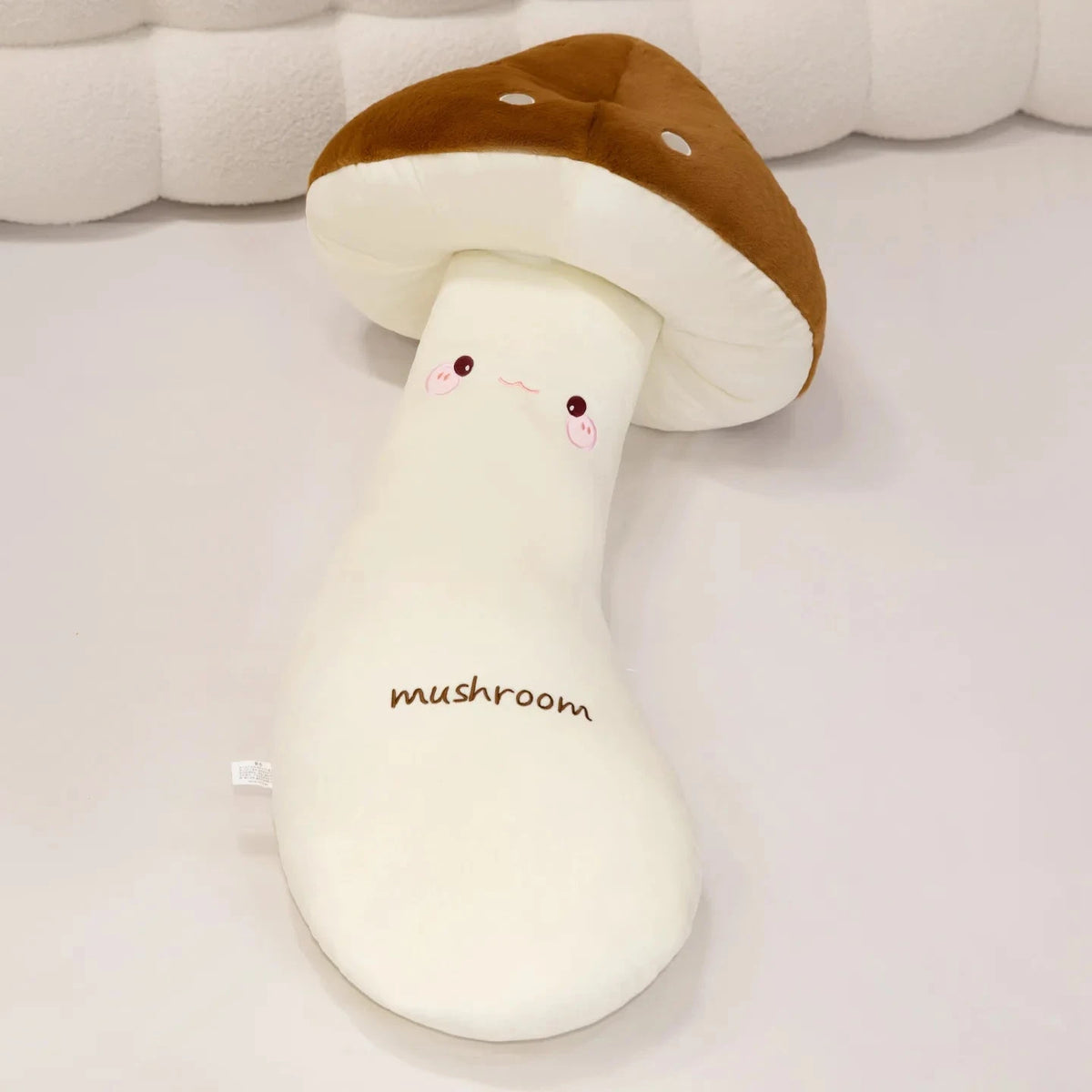 kawaiies-softtoys-plushies-kawaii-plush-Mushie the Long Snuggly Kawaii Mushroom Plushies Soft toy Caramel Brown 70cm 