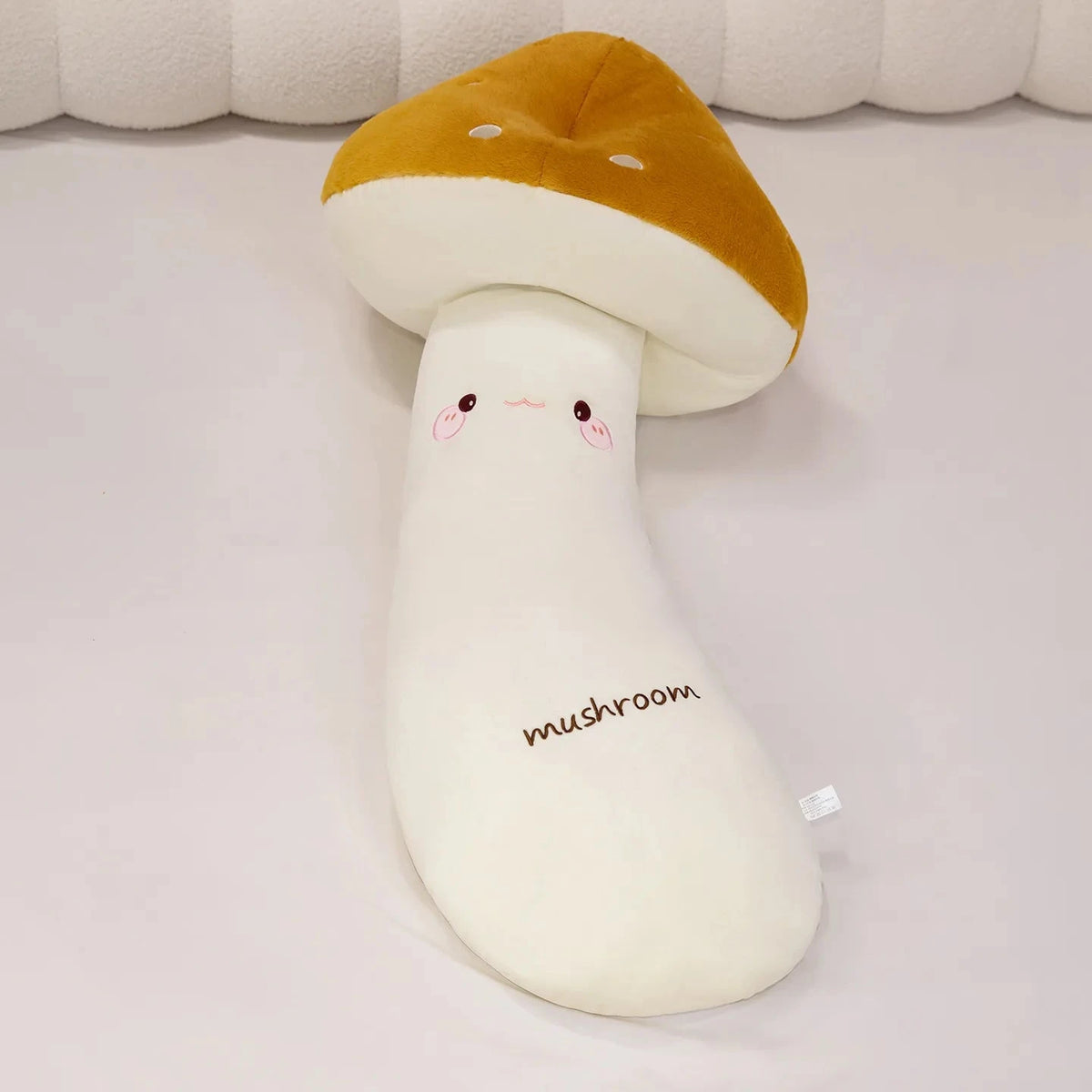 kawaiies-softtoys-plushies-kawaii-plush-Mushie the Long Snuggly Kawaii Mushroom Plushies Soft toy Golden Honey 70cm 