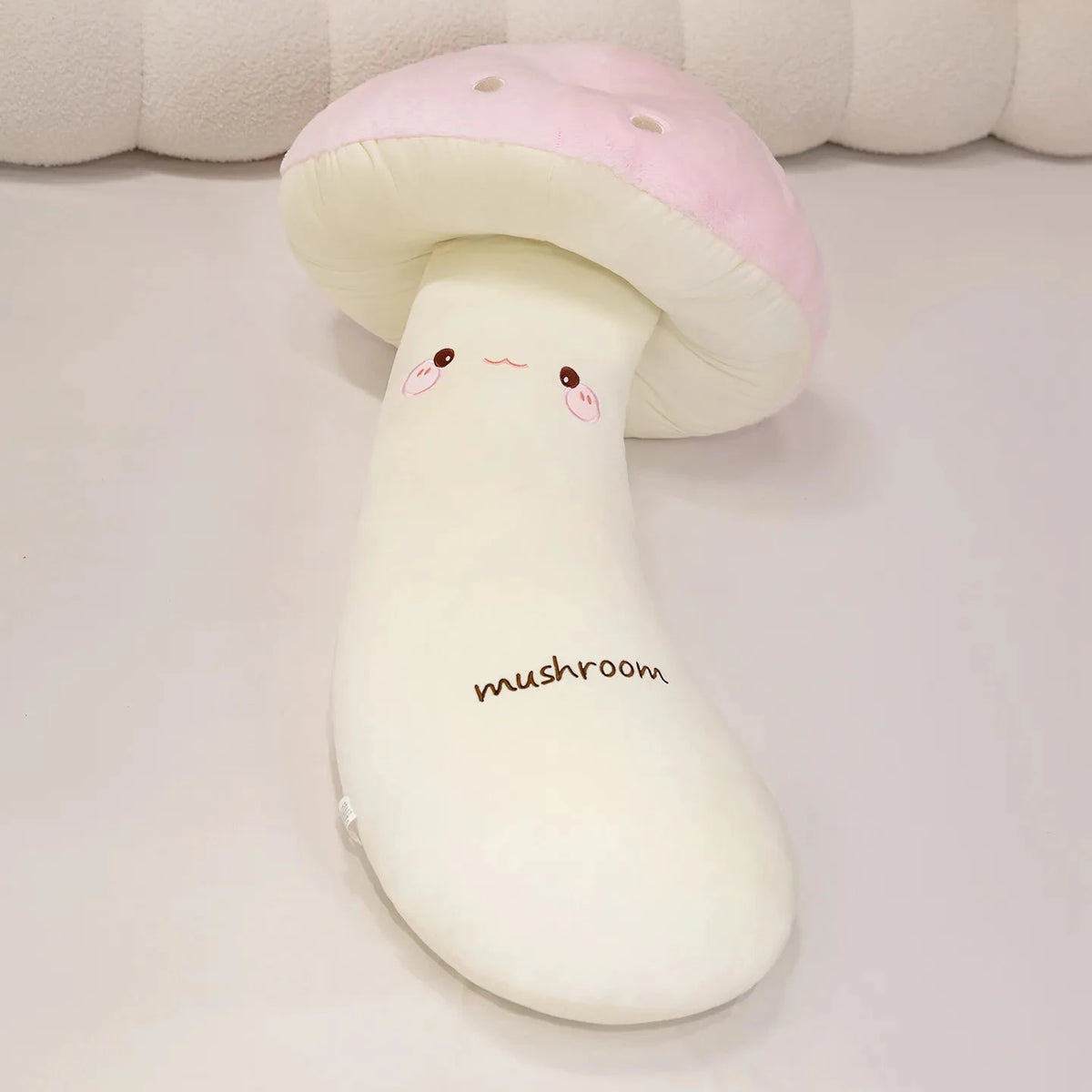 kawaiies-softtoys-plushies-kawaii-plush-Mushie the Long Snuggly Kawaii Mushroom Plushies Soft toy Strawberry Milk 70cm 