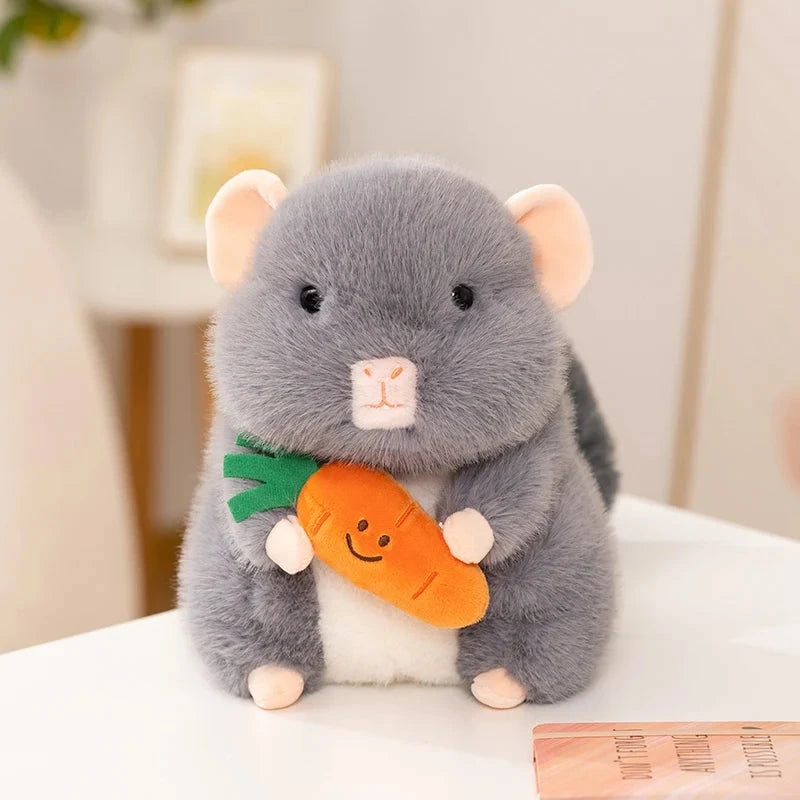 kawaiies-softtoys-plushies-kawaii-plush-Nunu & Nibbles Chubby Chinchilla Plushies Soft toy Nibbles (Carrot) 25cm 