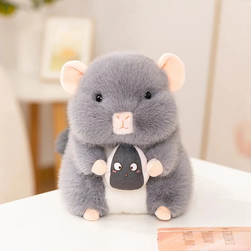 kawaiies-softtoys-plushies-kawaii-plush-Nunu & Nibbles Chubby Chinchilla Plushies Soft toy Nibbles (Seed) 25cm 
