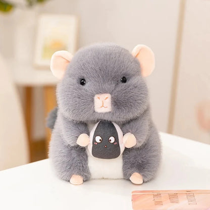 kawaiies-softtoys-plushies-kawaii-plush-Nunu & Nibbles Chubby Chinchilla Plushies Soft toy Nibbles (Seed) 25cm 