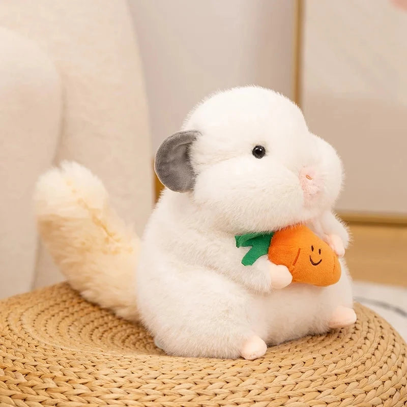 kawaiies-softtoys-plushies-kawaii-plush-Nunu & Nibbles Chubby Chinchilla Plushies Soft toy Nunu (Carrot) 25cm 