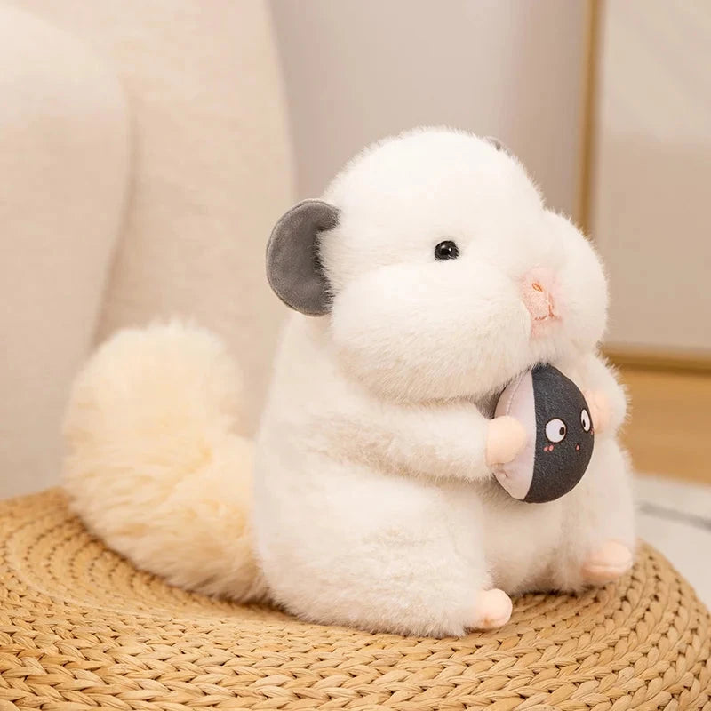 kawaiies-softtoys-plushies-kawaii-plush-Nunu & Nibbles Chubby Chinchilla Plushies Soft toy Nunu (Seed) 25cm 