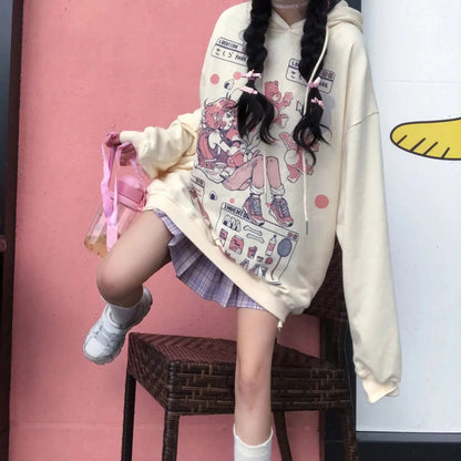 kawaiies-softtoys-plushies-kawaii-plush-Oversized Harajuku Care Bear Hoodie Hoodies 