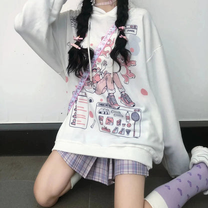 kawaiies-softtoys-plushies-kawaii-plush-Oversized Harajuku Care Bear Hoodie Hoodies 