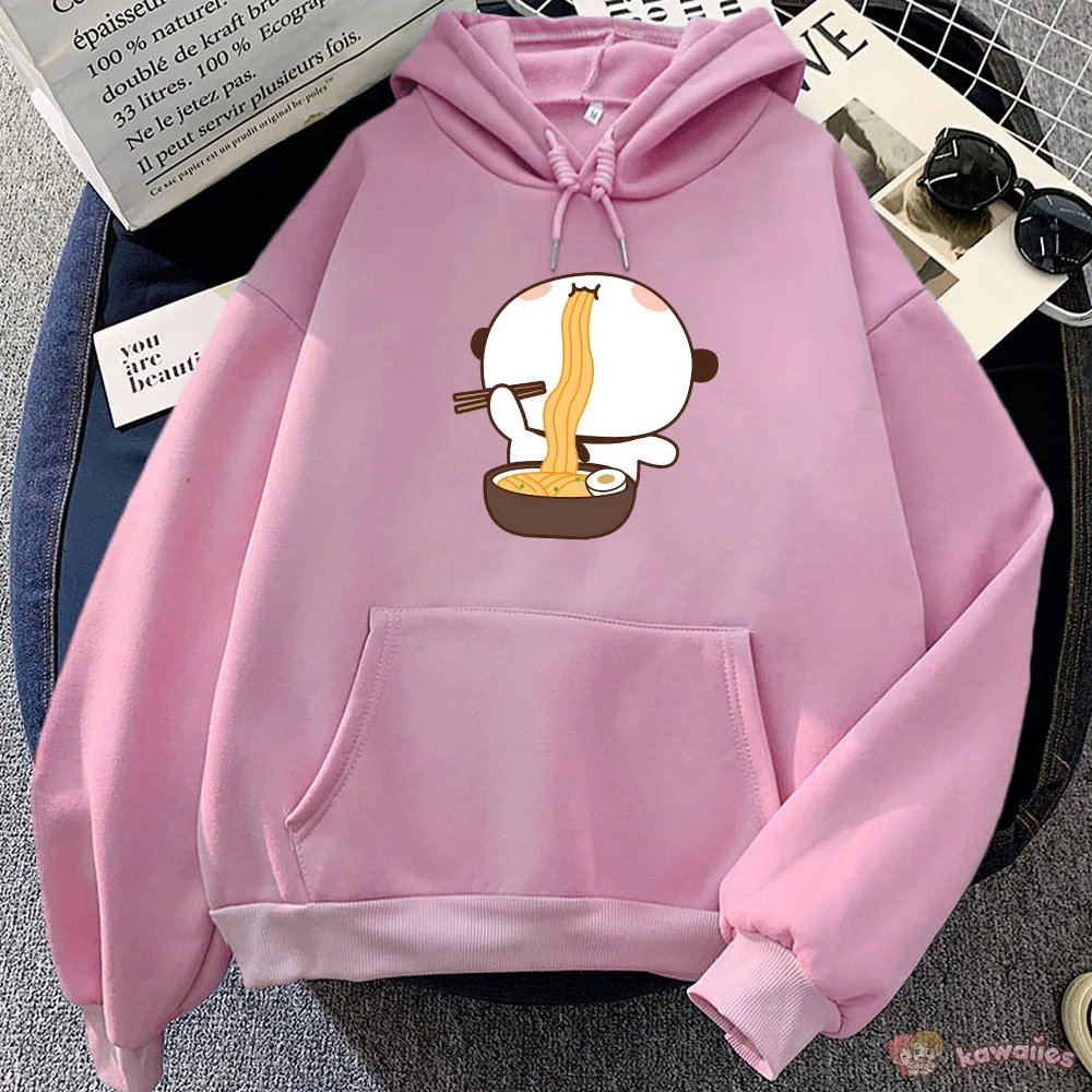 kawaiies-softtoys-plushies-kawaii-plush-Panda Eating Ramen Unisex Hoodie Hoodies 