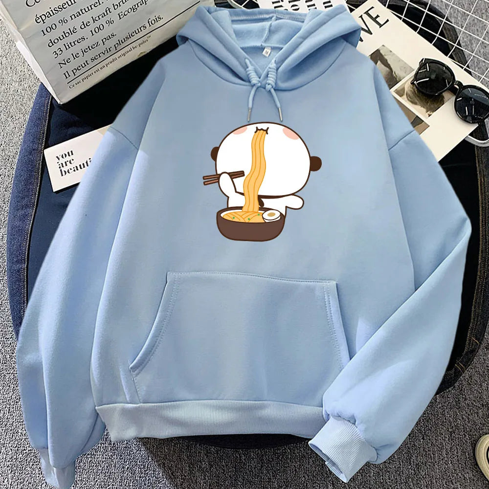 kawaiies-softtoys-plushies-kawaii-plush-Panda Eating Ramen Unisex Hoodie Hoodies Sky Blue XS 