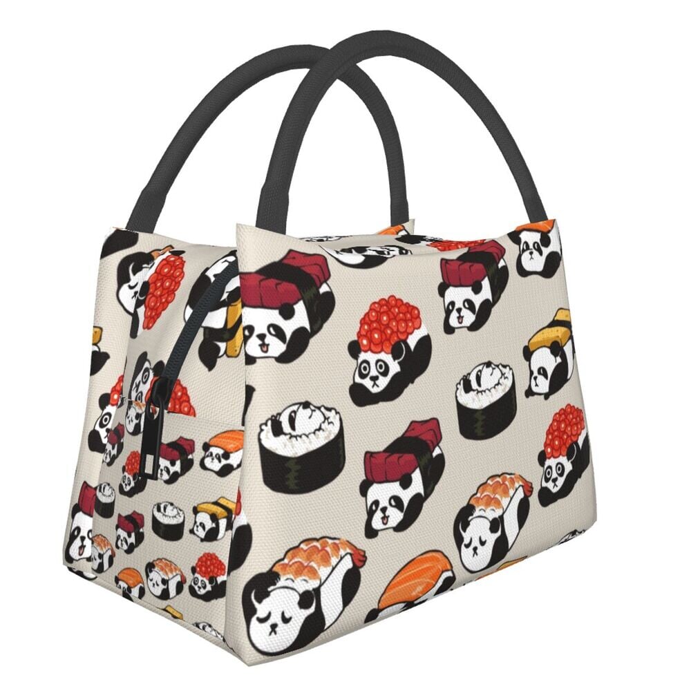 kawaiies-softtoys-plushies-kawaii-plush-Panda Sushi Japanese Kawaii Lunch Bag Bag 