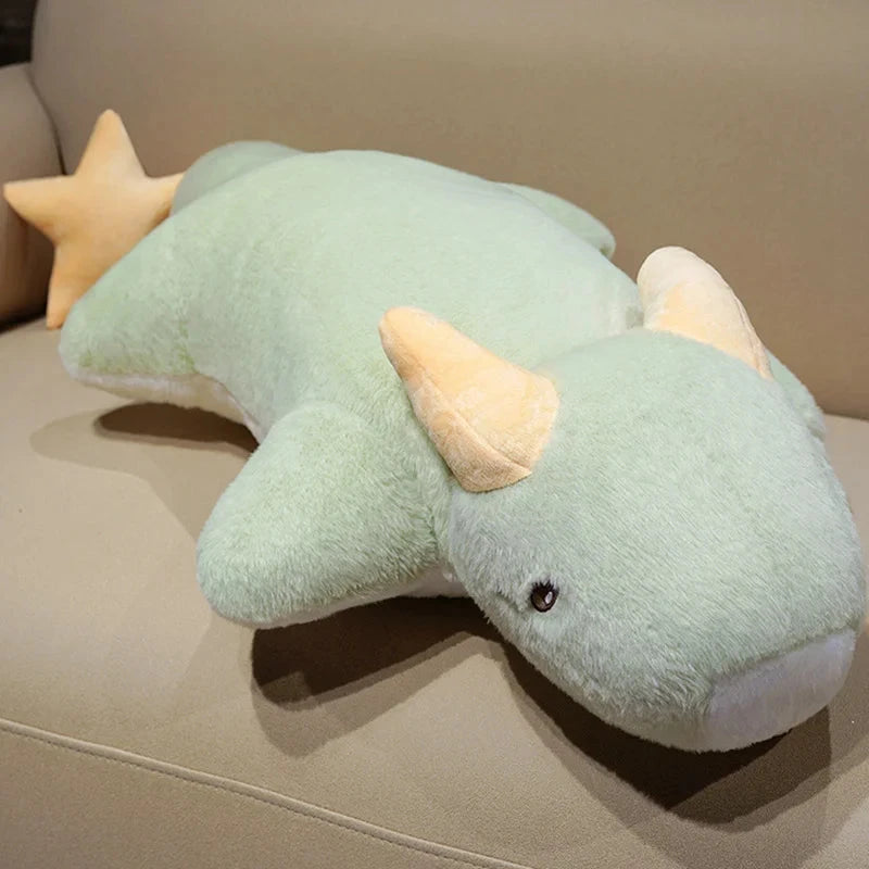 kawaiies-softtoys-plushies-kawaii-plush-Pastel Star Dragon Plush Soft toy Green 110cm 