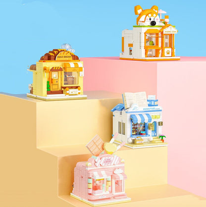 kawaiies-softtoys-plushies-kawaii-plush-Pet Candy Bakery Book Folding Micro City Building Sets Build it 