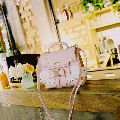 kawaiies-softtoys-plushies-kawaii-plush-Pink Angel Wings Shoulder Bag Hand Bag Apparel 