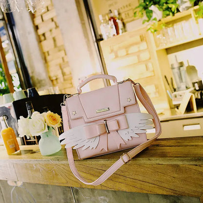 kawaiies-softtoys-plushies-kawaii-plush-Pink Angel Wings Shoulder Bag Hand Bag Apparel 