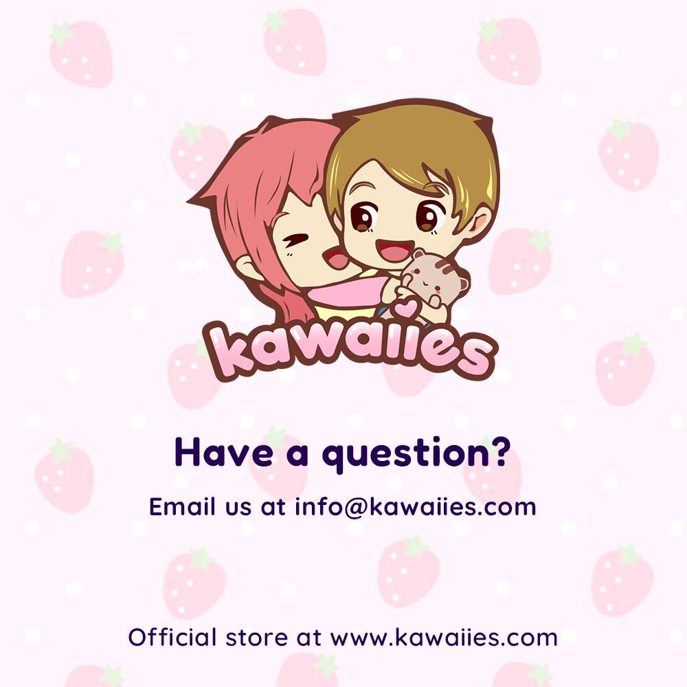 kawaiies-softtoys-plushies-kawaii-plush-Pink Blue Teardrop Gold-Plated Stud Earrings Earrings 