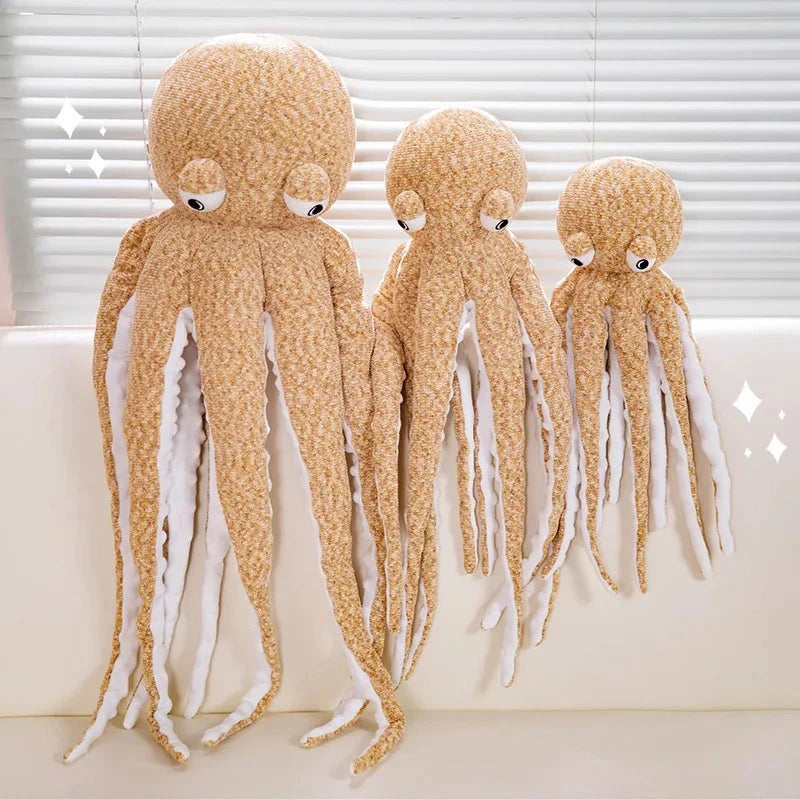kawaiies-softtoys-plushies-kawaii-plush-Pink Brown Funny Octopus Plushies Soft toy 