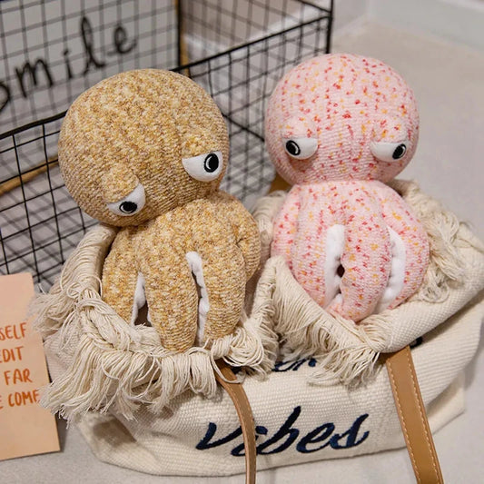 kawaiies-softtoys-plushies-kawaii-plush-Pink Brown Funny Octopus Plushies Soft toy 