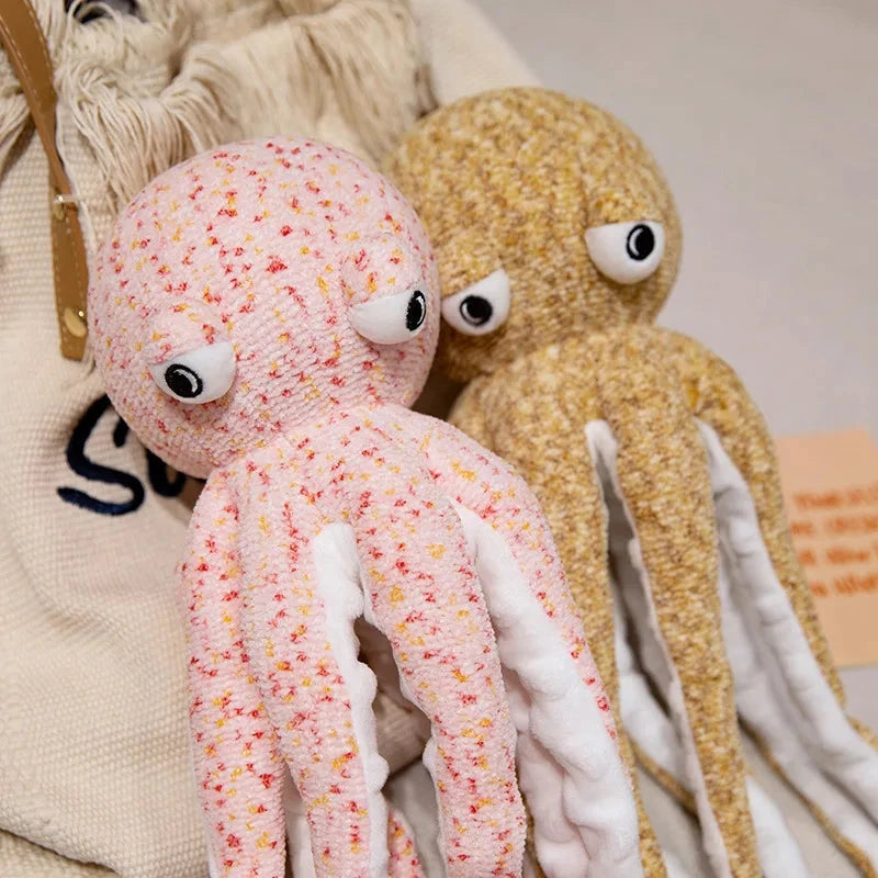 kawaiies-softtoys-plushies-kawaii-plush-Pink Brown Funny Octopus Plushies Soft toy 