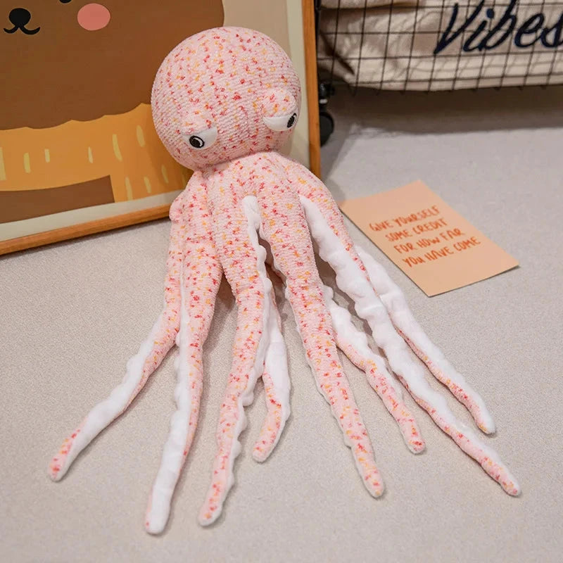 kawaiies-softtoys-plushies-kawaii-plush-Pink Brown Funny Octopus Plushies Soft toy Pink 40cm 