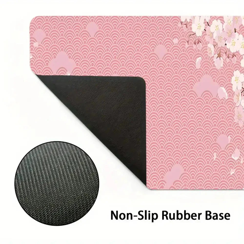 kawaiies-softtoys-plushies-kawaii-plush-Pink Sakura Blossom Large Mouse Pad Home Decor 